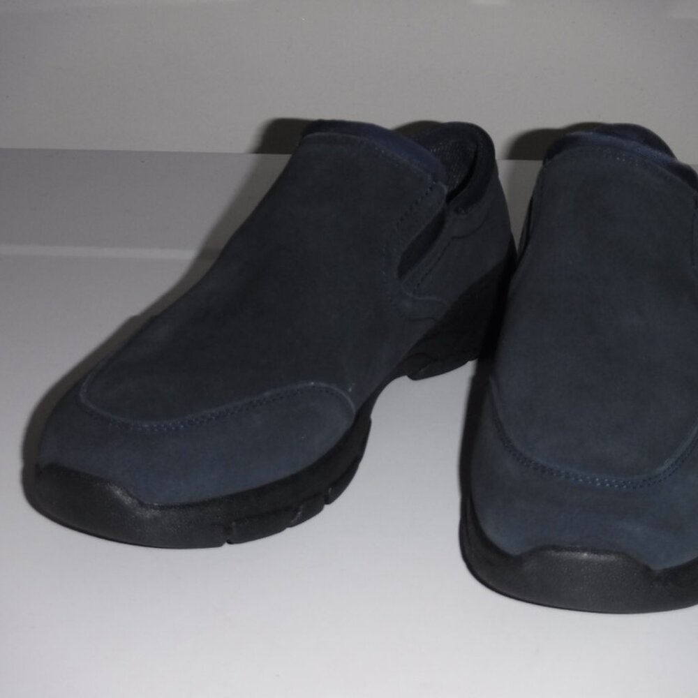 LANDS END WMNS ALL WEATHER SUEDE MOCS, SIZE 10
